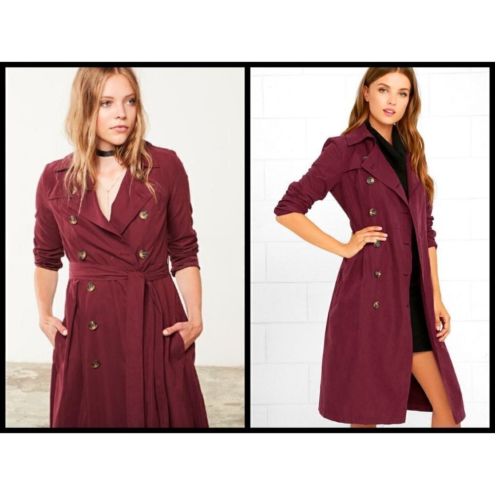 💕JACK by BB DAKOTA💕 Wellington Trench Coat Small S NWT
